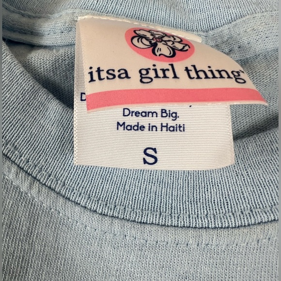 Itsa Girl Thing Mama Bear Blue T Shirt Size Small lot of 2 - Picture 3 of 7
